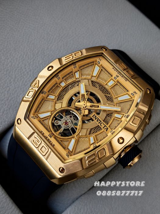INVICTA Premier automatic Gold 42 mm, Инвикта нов мъжки часовник