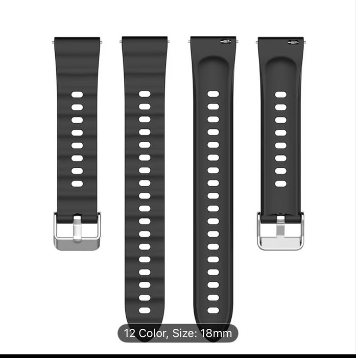 Curea 18mm din silicon pentru Huawei Gt 4,5,6,41mm