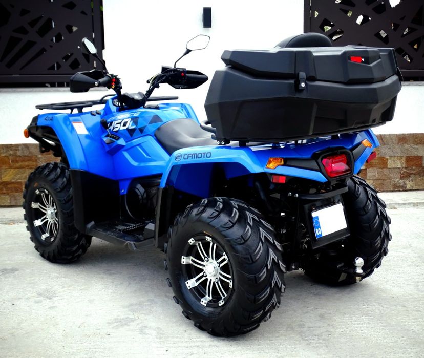 ATV ‼️CF MOTO‼️450 L ‼️2020‼️4X4‼️NR NEGRU‼️1300KM