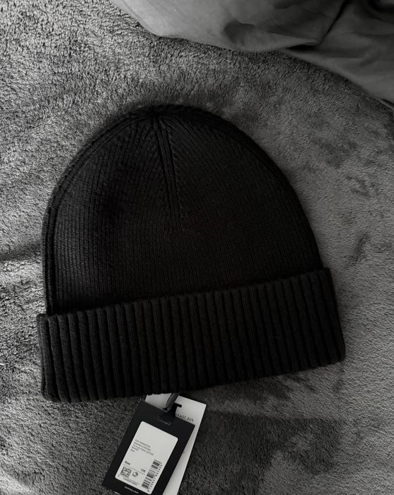 Tommy Hilfiger Flag Pima cotton caciula logo brodat culoare negru noua