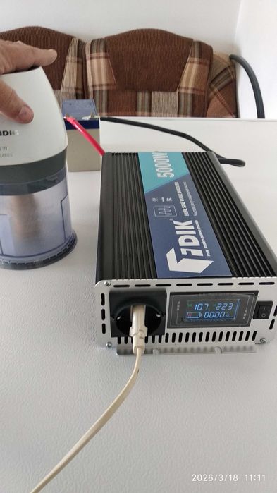 Invertor Sinus PUR 12V, 2,2KW Continuu /5KW Max/Duce toata casa-TESTAT