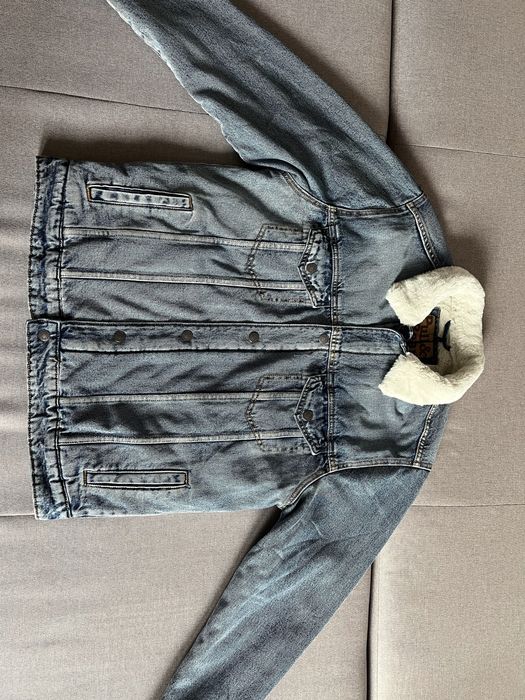 Geaca de blugi imblanita Pull&Bear