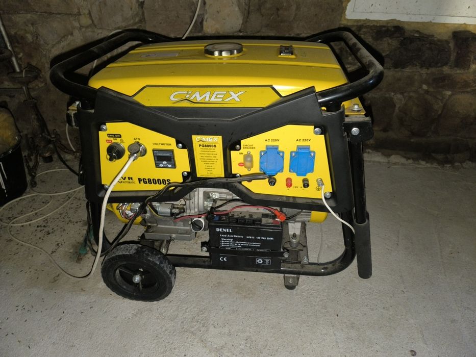 Авариен генератор за ток cimex 6.5 kW, AVR + ATS табло за автоматичен старт