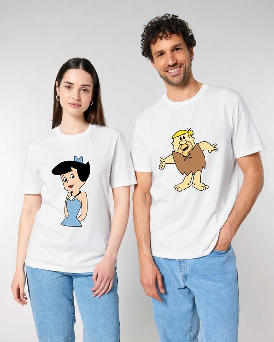 Забавни тениски за двойки, еднакви тениски