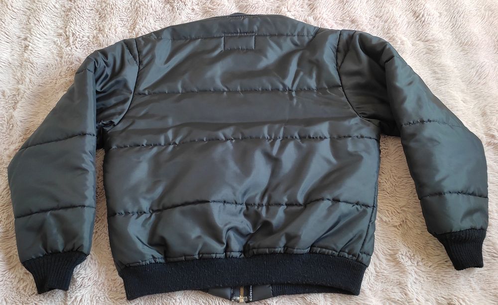 Jachetă / geaca Vintage CAT Caterpillar Bomber Matlasată – Made in USA