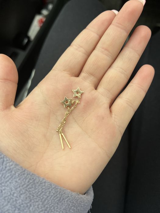 Cercei aur 14k. 1,18 gr