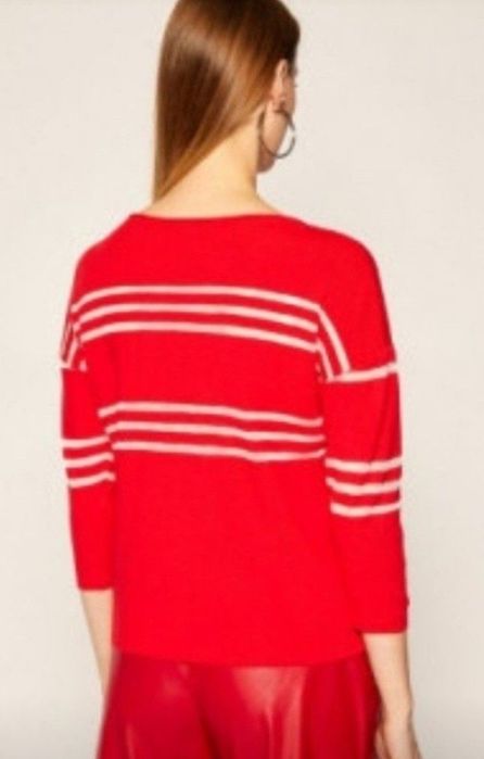 Bluza originala Guess,logo brodat, insertii fir lurex, saculet, etiche