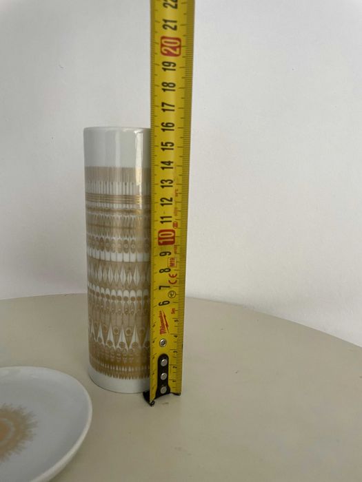 Rosenthal vaza si farfurioara Bjørn Wiinblad  aur 24k lux vintage