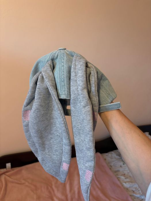 Kpop Denim Bunny hat