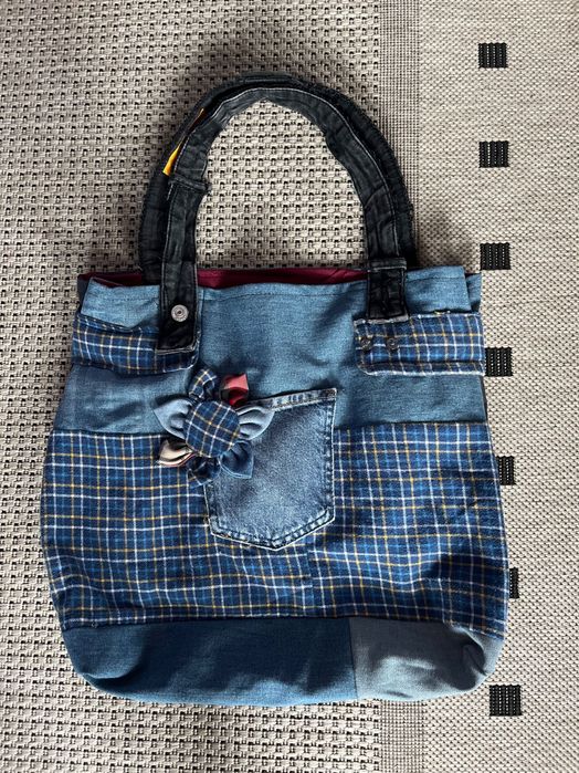 Дънкови чанти - технология Пачуърк