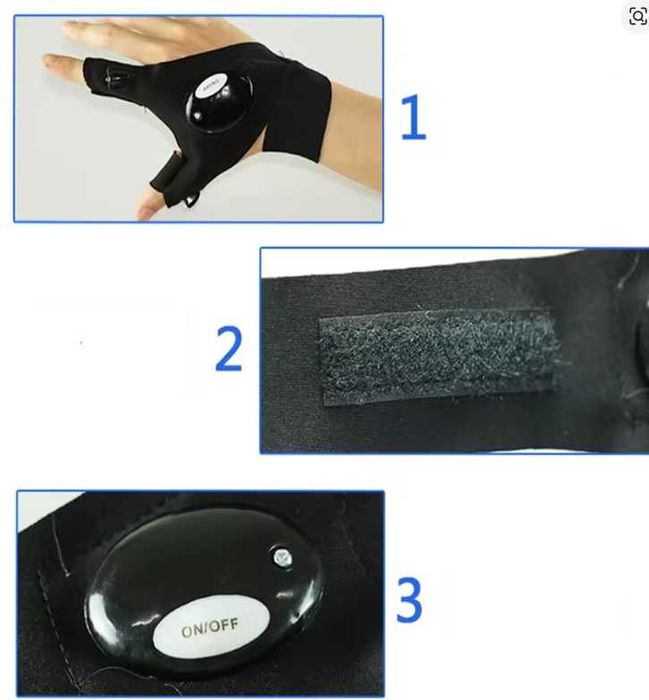 LED ръкавици с фенер