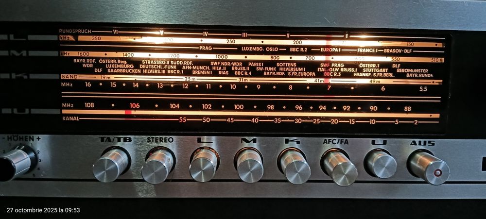 Amplituner Grundig RTV 380/Boxe Grundig Box 8