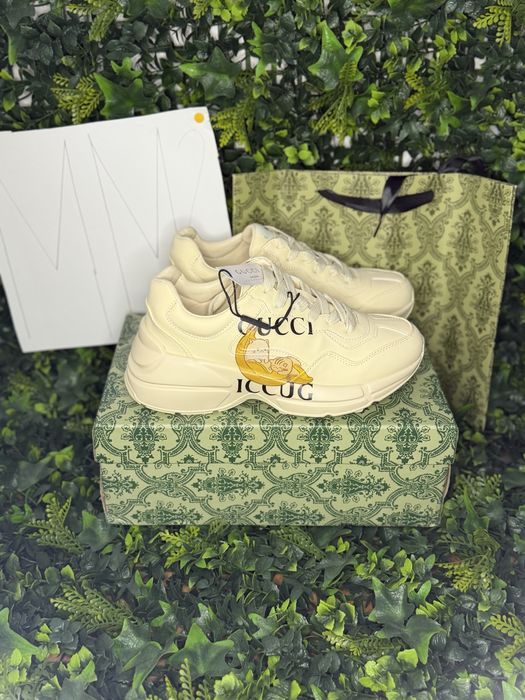 Adidasi/Sneakers Gucci rhyton banana edition