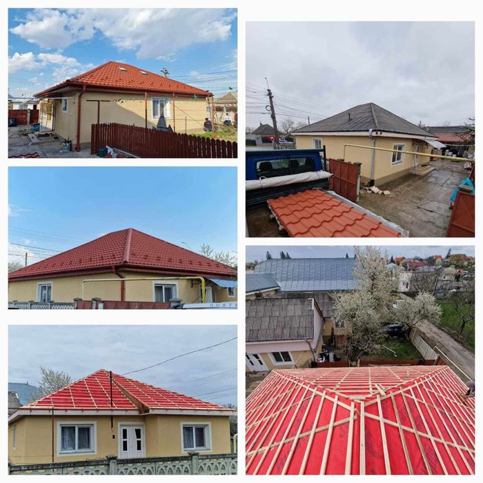 Acoperișuri Reparații/Montaj Tabla/Montaj Țiglă ceramică