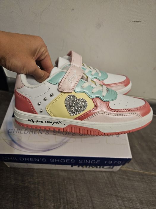 Primigi кожени кецове маратонки 34 номер нови с кутия