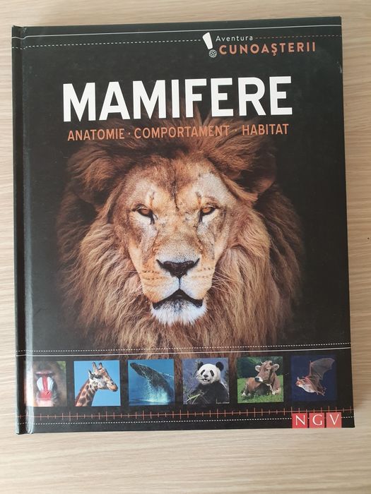 Carte "Mamifere", seria Aventura cunoașterii