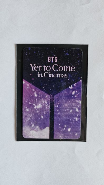Оригинална SUGA Yet To Come In Cinemas Photocard