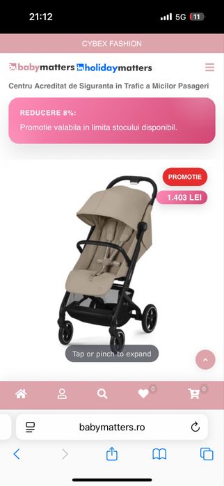 Carut Cybex Gold Beezy