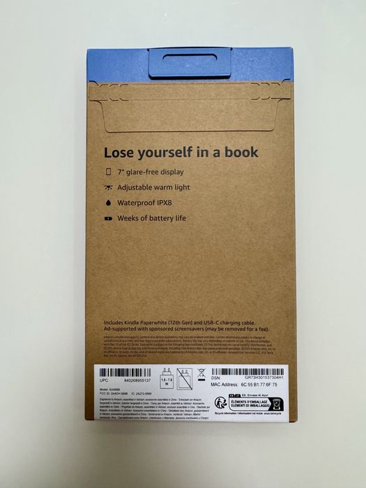 Amazon Kindle Paperwhite 2024, 16gb. Новая