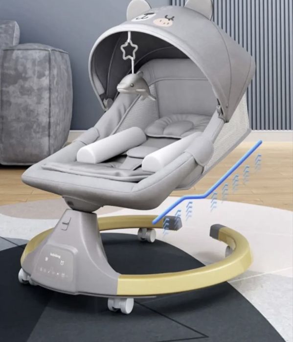 Шезлонг Smart Baby BBL-02 серый
