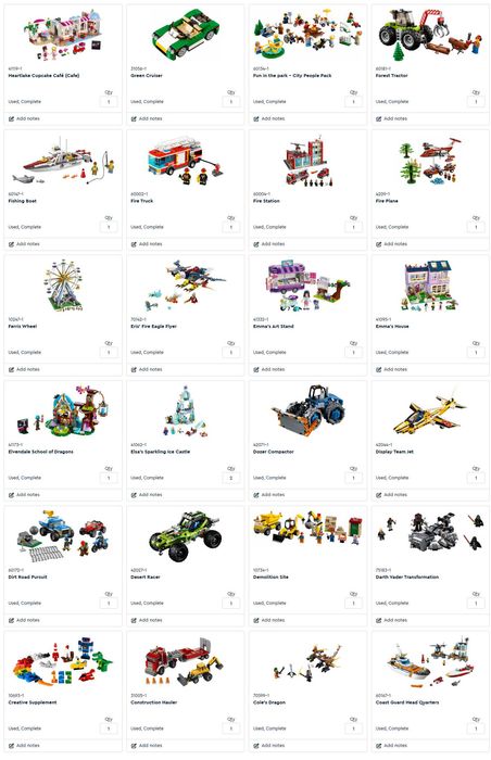 101 набор LEGO оригинал