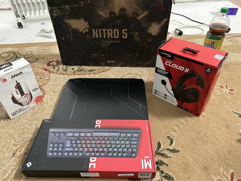 Ноутбук Nitro 5 AN515-46-R7XU Obsidian Black
