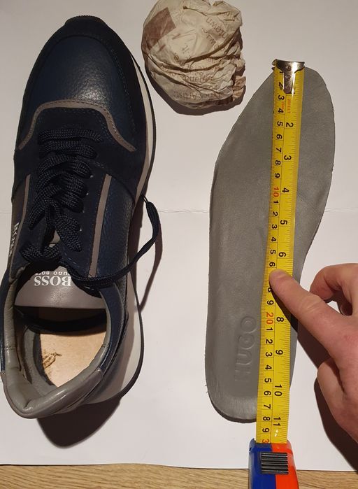 Pantofi HUGO BOSS, piele, 41, fix