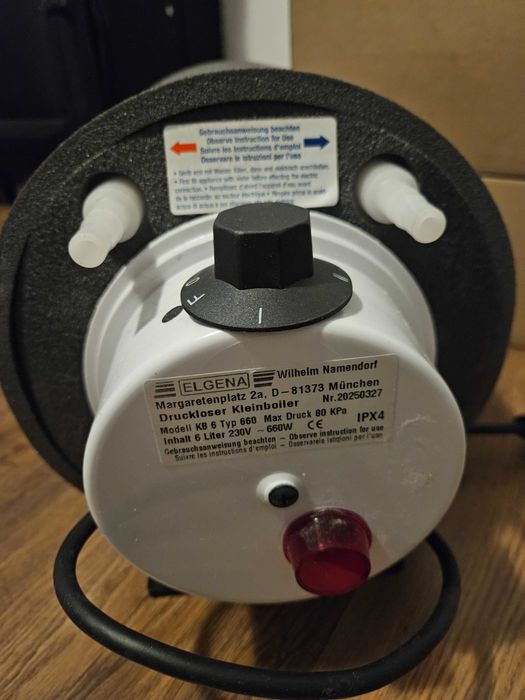 GARANTIE! Boiler pentru apa calda Elgena KB6, 6l, 230V / 660W - autorulota rulota campervan