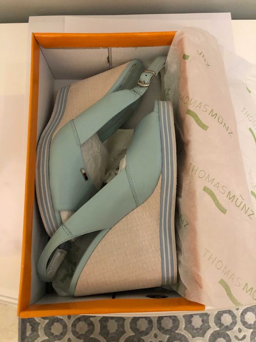 Босоножки ANTONIO BIAGGI цвета тиффани