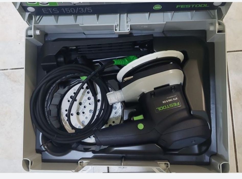 Ексцентрик шлайф "FESTOOL" ETS 150/5, Ъглошлайф "BOSCH" 125mm,1100w
