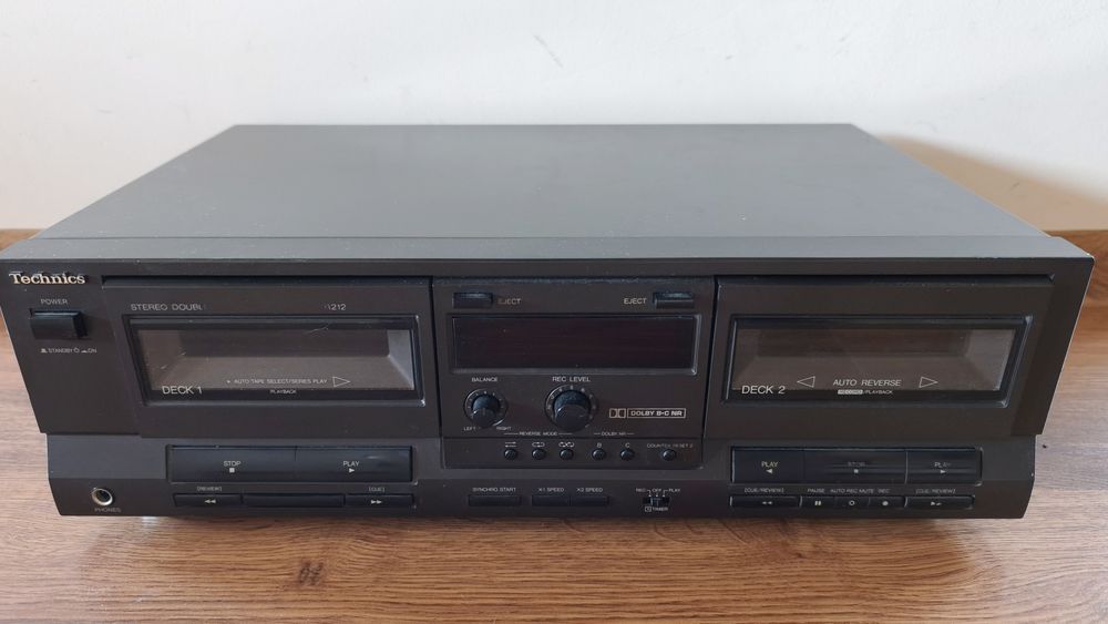 Double Cassette Deck TECHNICS RS-TR212