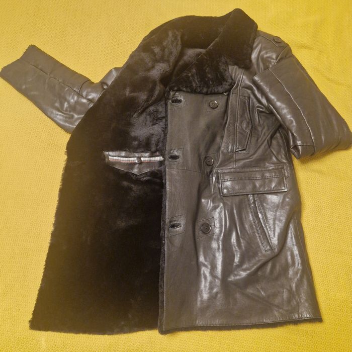 Дубленка натуральная чёрная