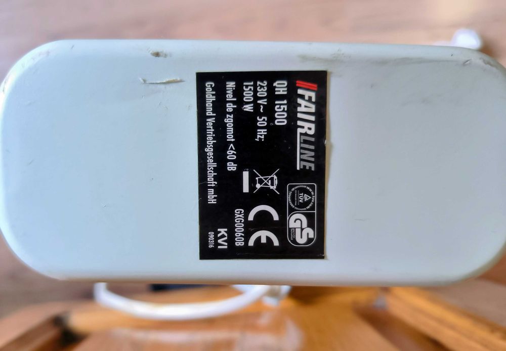 Incălzitor /Aeroterma Fairline 1500W, stare foarte bună