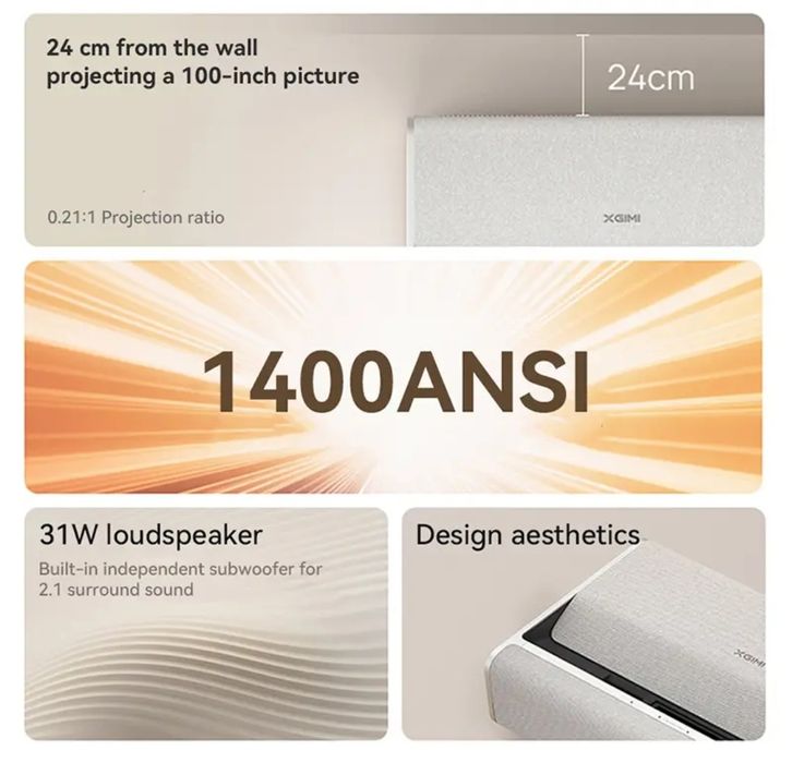 UST projector Xgimi M1 mi Xiaomi Samsung tv epson canon benq lg sony