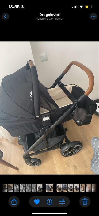 Nuna TRIV Next Ocean комбинирана количка