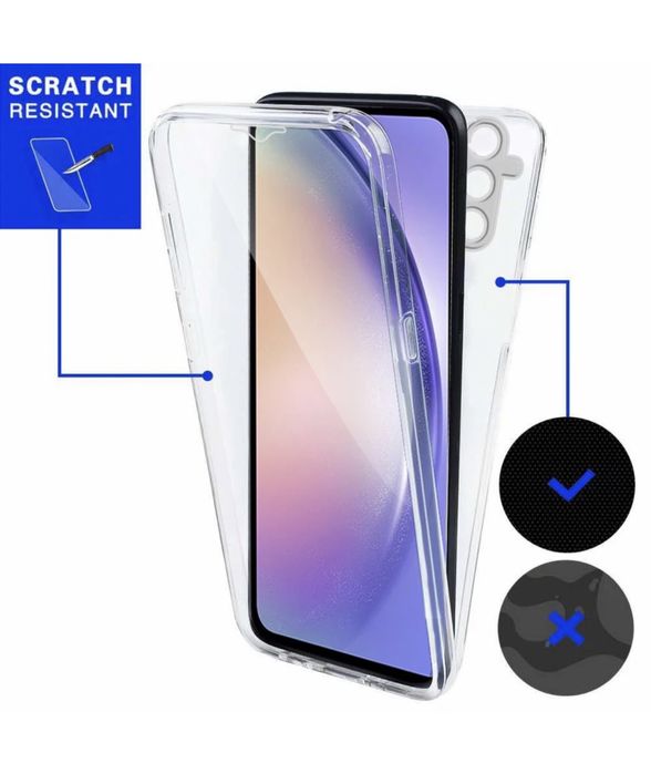 Samsung A14/A34/A54/A35/A55/A36/A56 Husa Fata Plexi Margine Silicon Sp