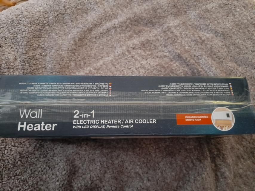 Стенен нагревател за топло и студено.