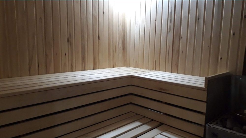 Сауна баня с бассейном