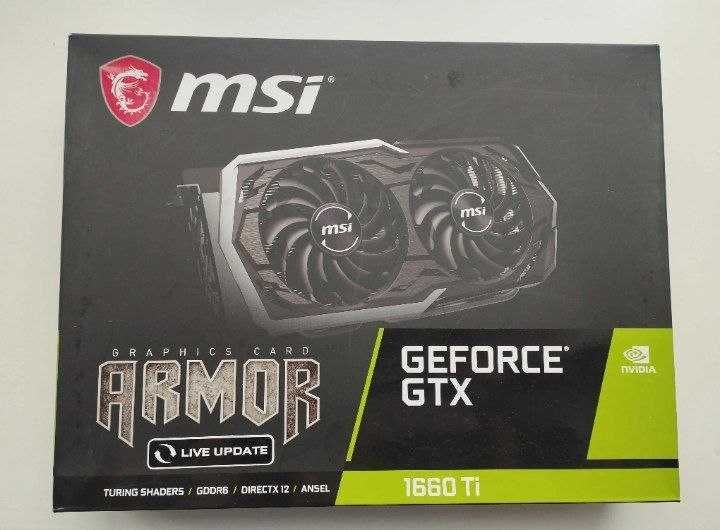 Видиокарта msi Geforce gtx 1660 ti