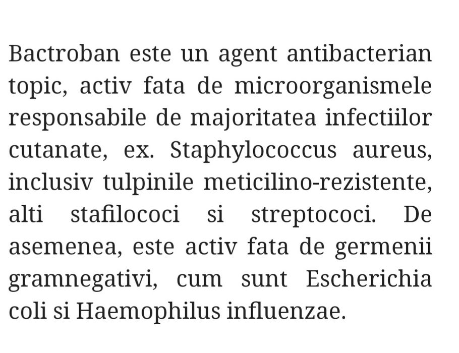 Vând 2 cutii unguent Bactroban (Mupirocin)30g