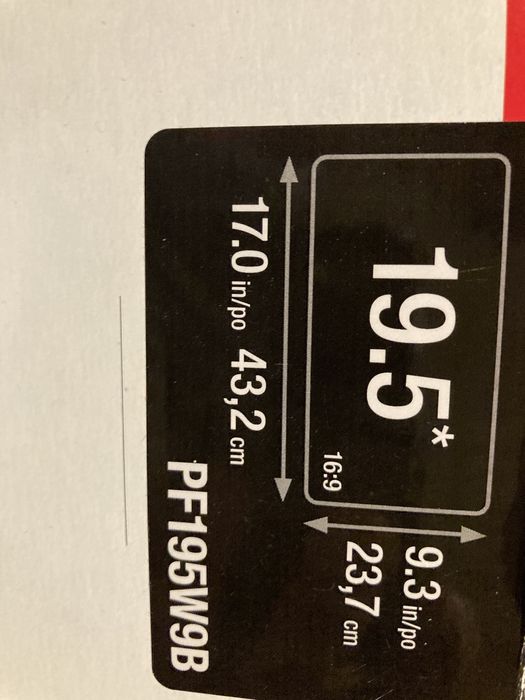 Последен! 3M филтър екранен за поверителност на 19,5 инчови монитори.