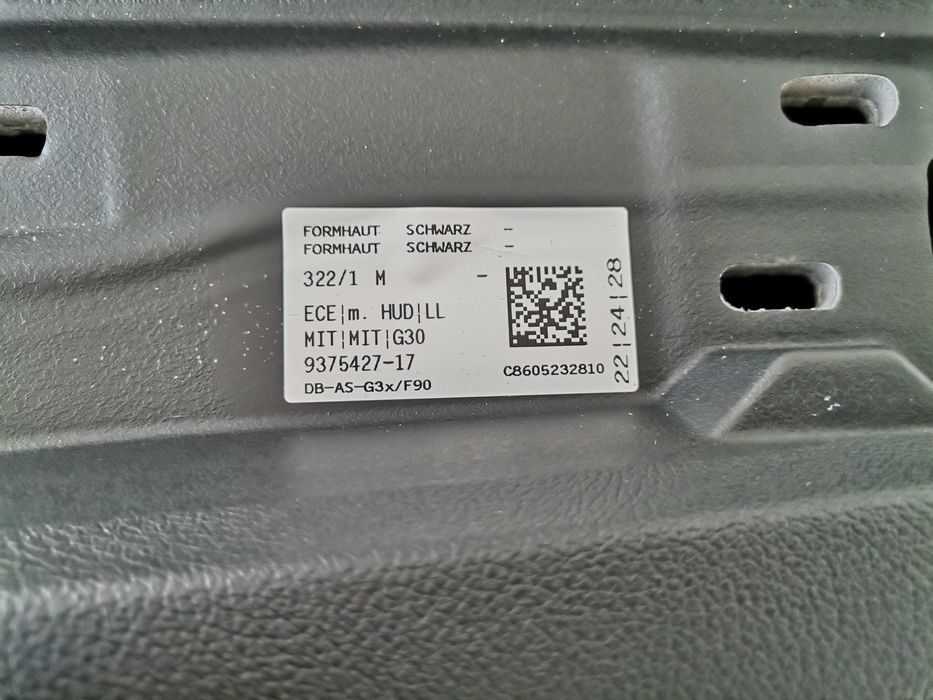 Ново Табло BMW 5 G30 G31 G38 Lci HUD Черно гума