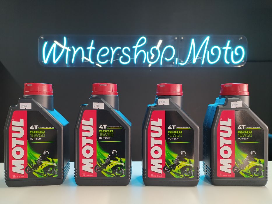 Качественное Оригинальное Масло для Мототехники! MOTUL (5000) 15W50-4T