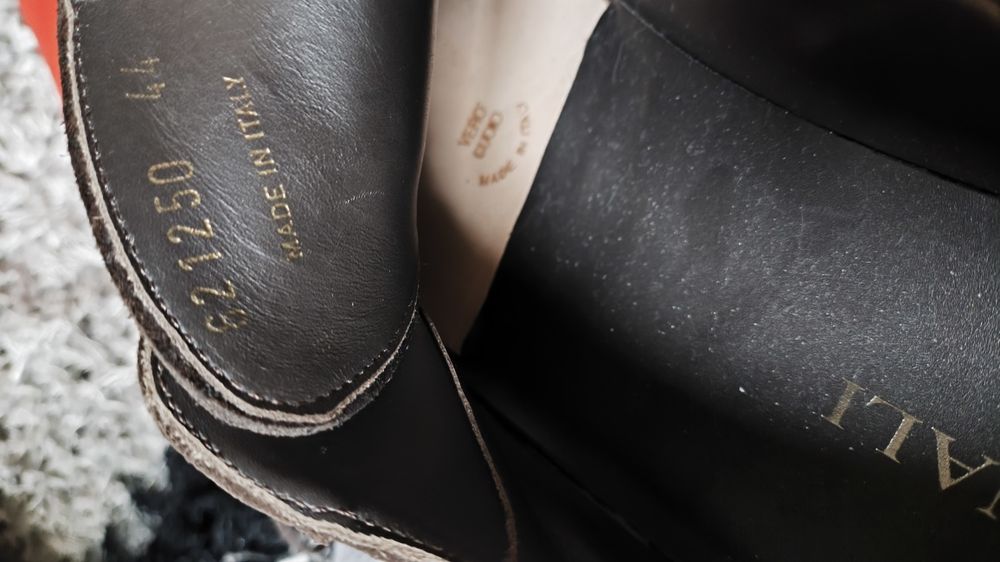 Pantofi Canali tip derby maro