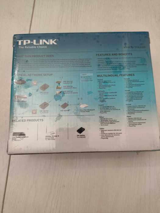 Poe injector TP-LINK TL-POE150S