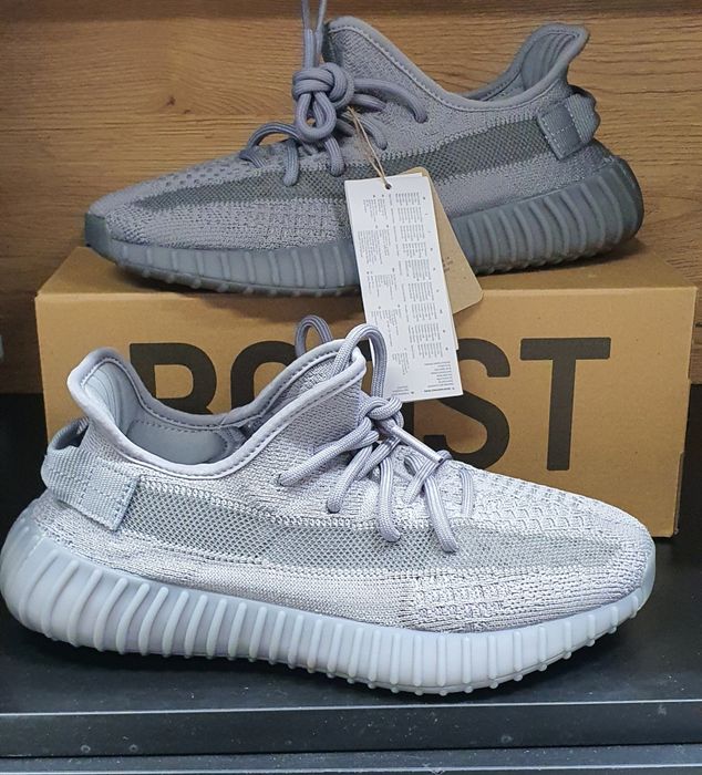 Adidas Yeezy Boost 350 V2 „Steel Grey” – Mărimea 38 2/3 (Nou în cutie)