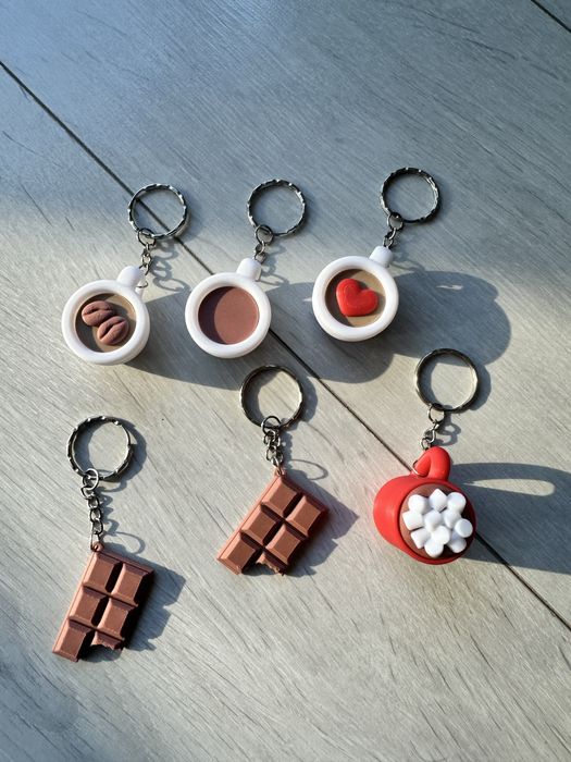 Ключодържатели с кафе и шоколад