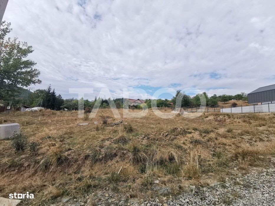 Teren intravilan 914 mp cu autorizatie de construire in Cisnadioara