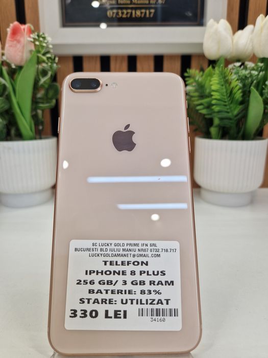Iphone 8 Plus 256GB / 3GB Ram 83% Baterie Garantie! #34160