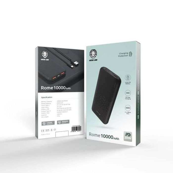 Power Bank Green Lion Rome 30.000 mAh